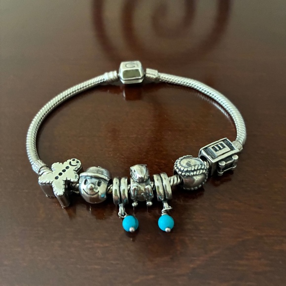 Chamilia 925 Sterling Silver Charm Bracelet - Picture 1 of 7